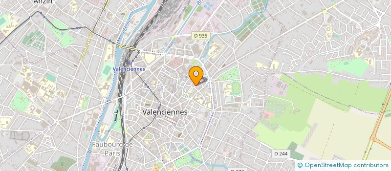 localisation de l'entreprise NICOLINE à VALENCIENNES