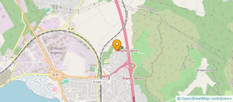 localisation de l'entreprise NICOLINE IMMO  ROGNAC