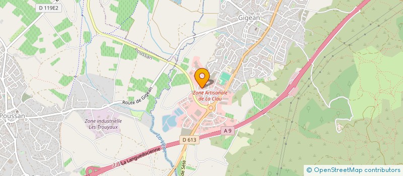 localisation de l'entreprise NICOLINI & CO  GIGEAN