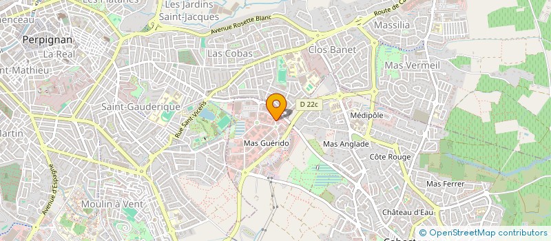 localisation de l'entreprise NICOLINI-RICO  CABESTANY