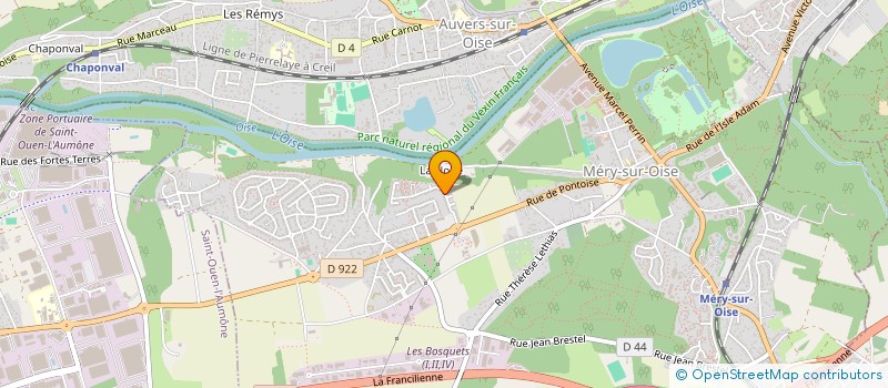 localisation de l'entreprise NICOLINO-IMMOBILIER SCI  MERY-SUR-OISE