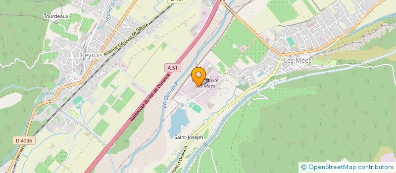 localisation de l'entreprise NICOLINO TP à LES MEES