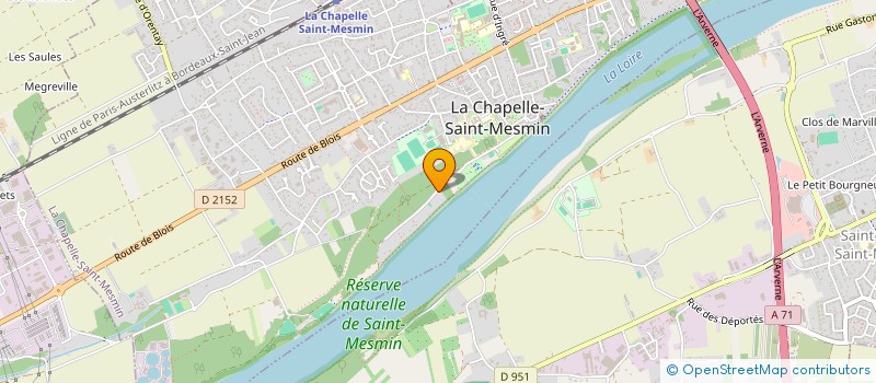 localisation de l'entreprise NICOLL'S à LA CHAPELLE-SAINT-MESMIN