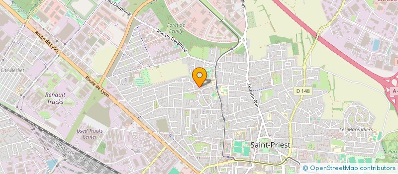 localisation de l'entreprise NICOLLE OBJECTIF CAPITAL  SAINT-PRIEST