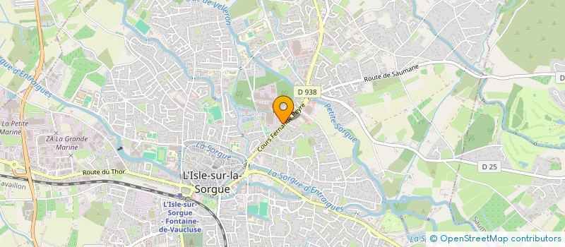 localisation de l'entreprise NICOLLIER  L'ISLE-SUR-LA-SORGUE