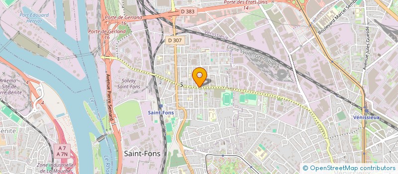 localisation de l'entreprise NICOLLIN EAU  VENISSIEUX