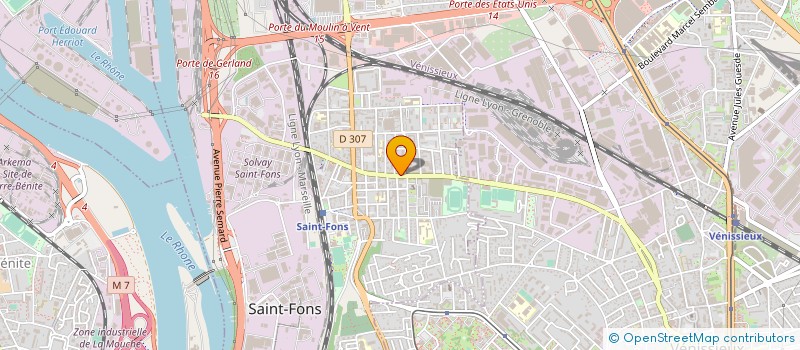localisation de l'entreprise NICOLLIN HOLDING à SAINT-FONS