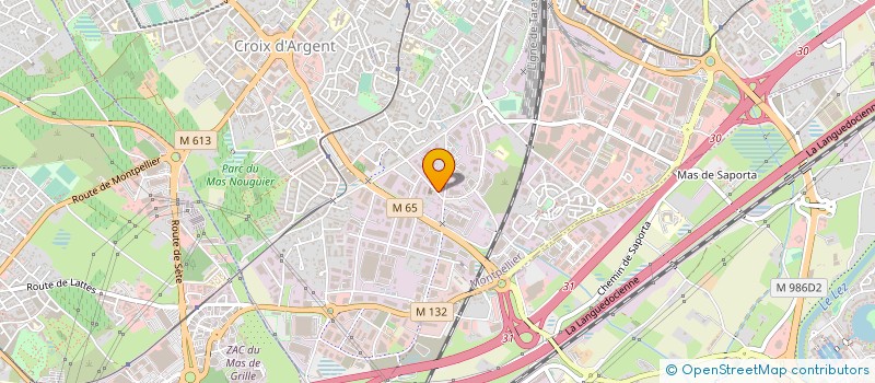 localisation de l'entreprise NICOLLIN LANGUEDOC-ROUSSILLON à MONTPELLIER