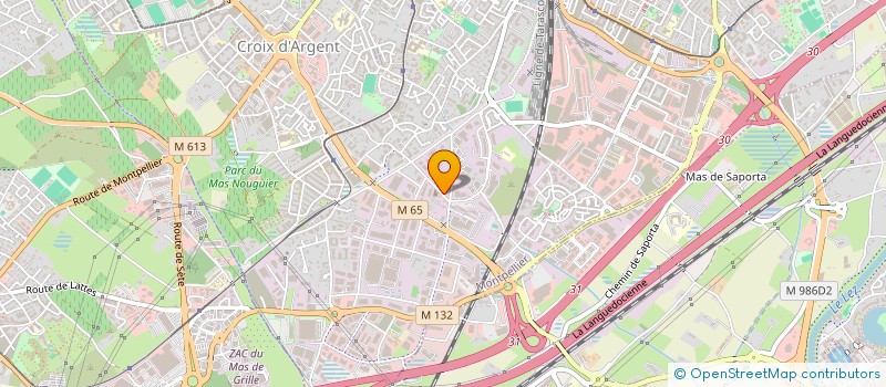 localisation de l'entreprise NICOLLIN SETE ENVIRONNEMENT à MONTPELLIER