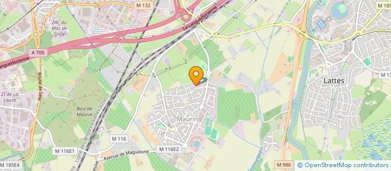 localisation de l'entreprise NICOLO à LATTES