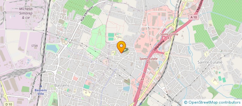 localisation de l'entreprise NICOLO  CARBON-BLANC