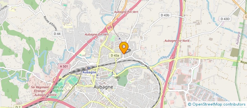 localisation de l'entreprise NICOLODETTE  AUBAGNE