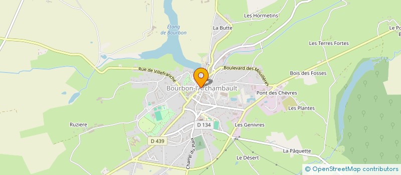 localisation de l'entreprise NICOLOULOU à BOURBON-L'ARCHAMBAULT
