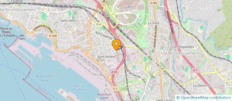 localisation de l'entreprise NICOMAO à MARSEILLE