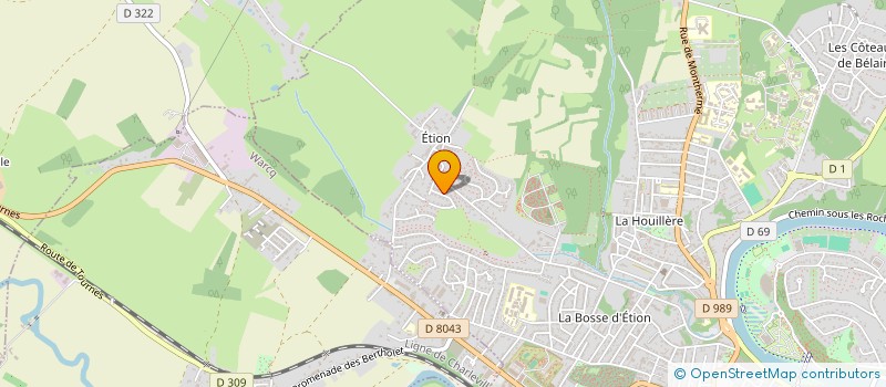 localisation de l'entreprise NICOMAT  CHARLEVILLE-MEZIERES