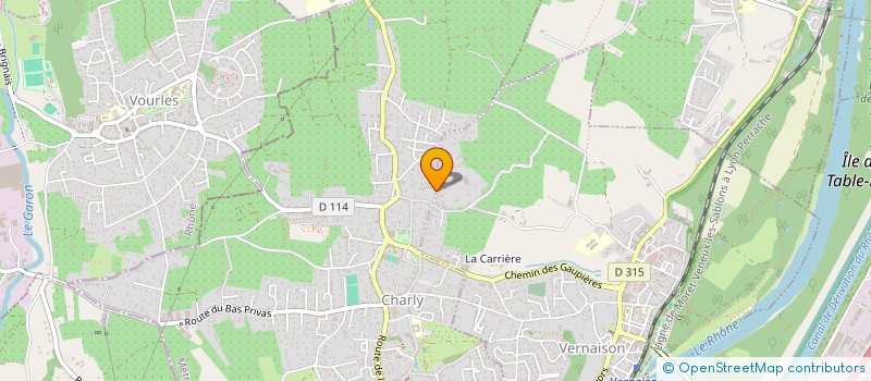 localisation de l'entreprise NICOMAT  CHARLY