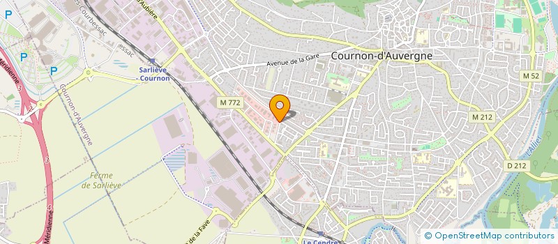 localisation de l'entreprise NICOMATH à COURNON-D'AUVERGNE