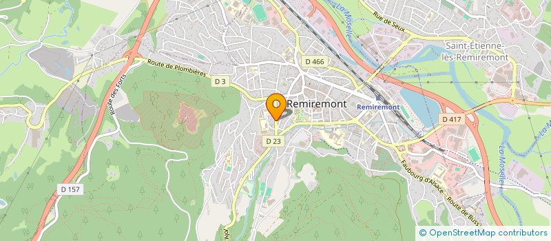 localisation de l'entreprise NICOMETTE  REMIREMONT