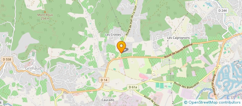 localisation de l'entreprise NICOPASJO à GRIMAUD