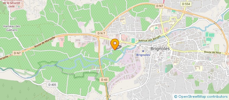 localisation de l'entreprise NICOPOLIS AUTO  BRIGNOLES