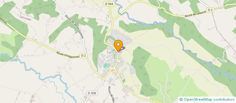 localisation de l'entreprise NICOPOT  SAMADET