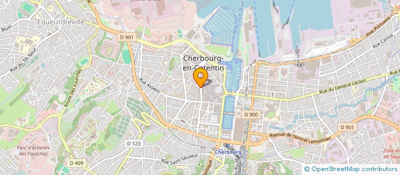 localisation de l'entreprise NICORIA à CHERBOURG-EN-COTENTIN