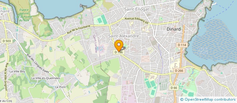 localisation de l'entreprise NICORICO à DINARD