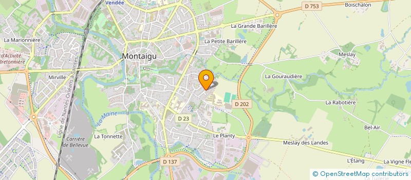 localisation de l'entreprise NICOS CONSULTANT à MONTAIGU-VENDEE