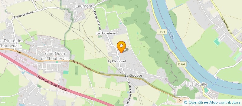 localisation de l'entreprise NICOSA à CAUMONT