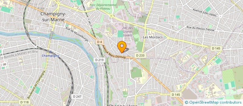 localisation de l'entreprise NICOSAND IMMO  CHAMPIGNY-SUR-MARNE