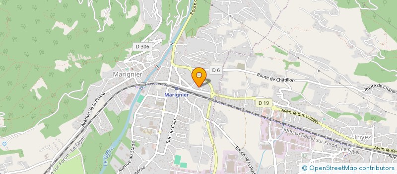 localisation de l'entreprise NICOSCA  MARIGNIER