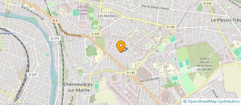 localisation de l'entreprise NICOSIMO  CHENNEVIERES-SUR-MARNE