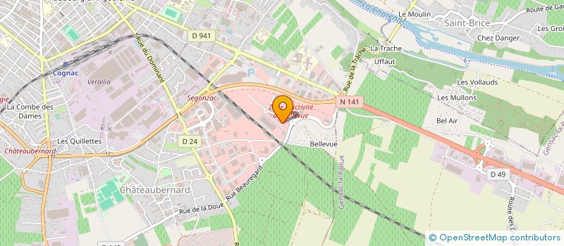 localisation de l'entreprise NICOSMARTCOACHING à CHATEAUBERNARD