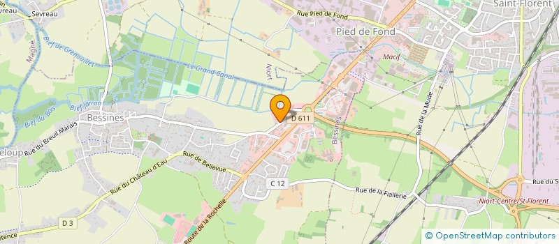 localisation de l'entreprise NICOSTEF  BESSINES