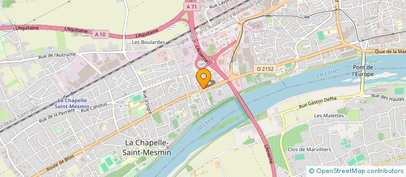 localisation de l'entreprise NICOT  LA CHAPELLE-SAINT-MESMIN