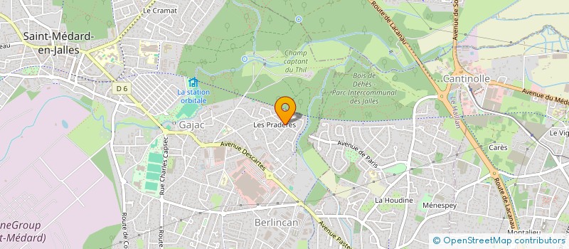 localisation de l'entreprise NICOTOM  SAINT MEDARD EN JALLES