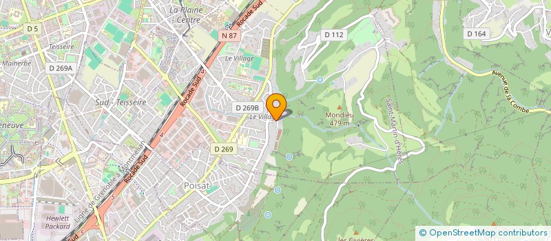 localisation de l'entreprise NICOTRIS  SAINT-MARTIN-D'HERES