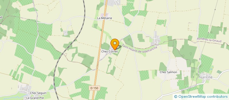 localisation de l'entreprise NICOU à AUJAC