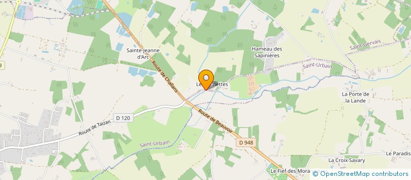 localisation de l'entreprise NICOU  SAINT-GERVAIS