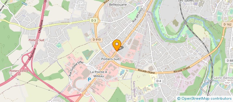 localisation de l'entreprise NICOULAUD à POITIERS