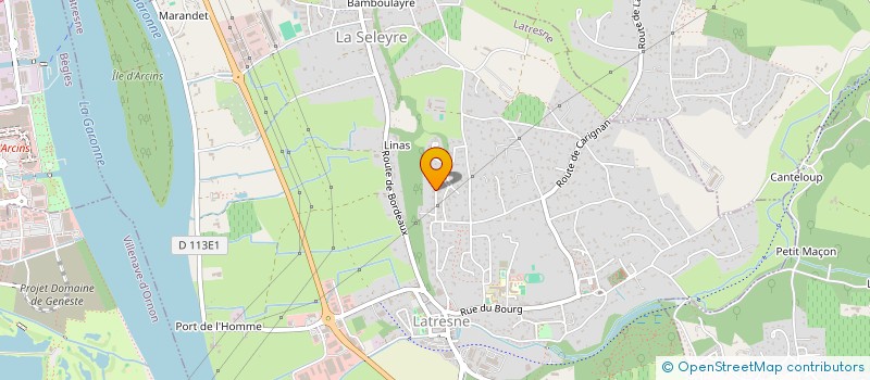 localisation de l'entreprise NICOULEYRON  LATRESNE