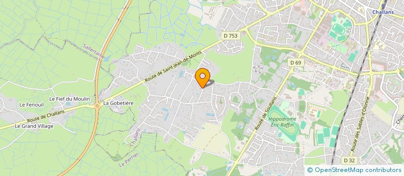 localisation de l'entreprise NICOVAL à CHALLANS