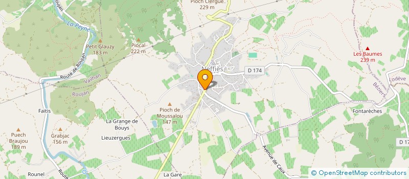 localisation de l'entreprise NICOWATT  GABIAN