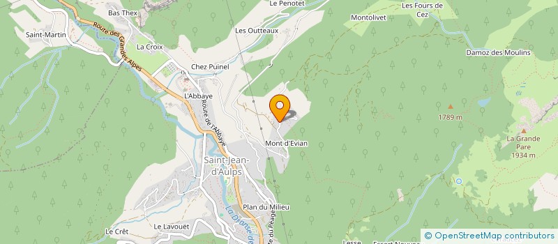 localisation de l'entreprise NICVINCE 2  SAINT-JEAN-D'AULPS