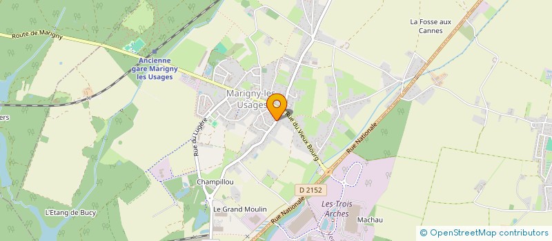 localisation de l'entreprise NICY à MARIGNY-LES-USAGES
