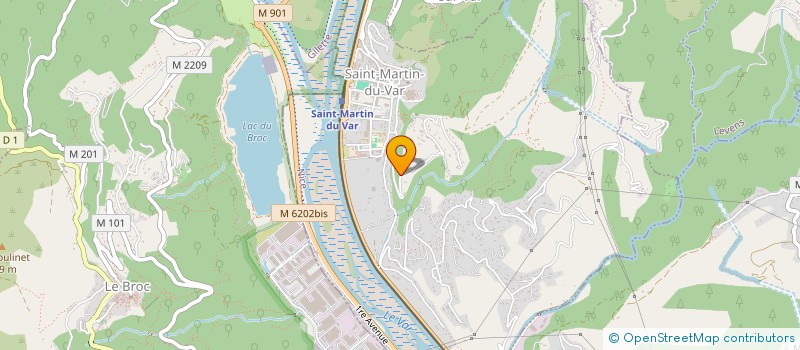 localisation de l'entreprise NICYBELIA à SAINT-MARTIN-DU-VAR