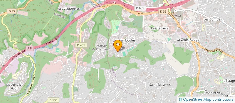 localisation de l'entreprise NID'  ANTIBES