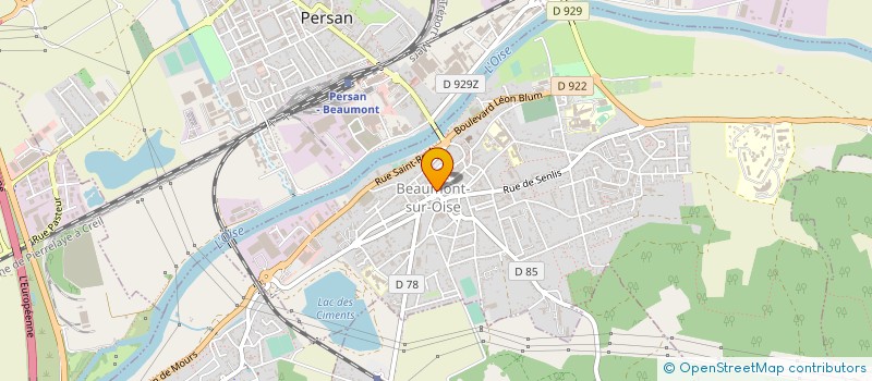 localisation de l'entreprise NID'ANGES à BEAUMONT-SUR-OISE
