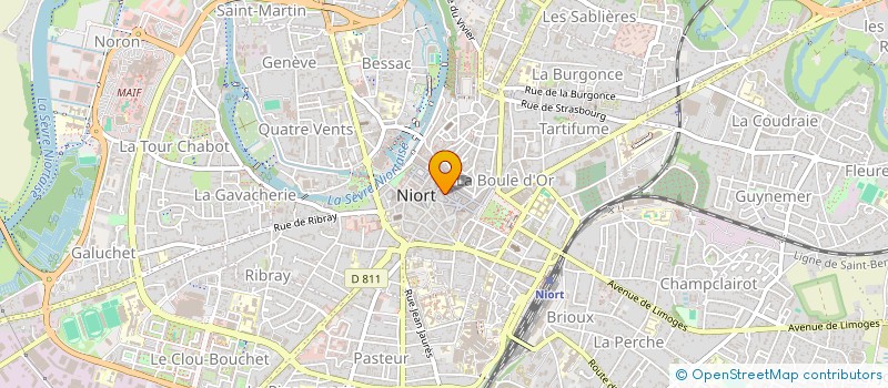 localisation de l'entreprise NID CHIC  NIORT