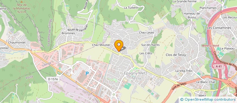 localisation de l'entreprise NID D AIGLE  EPAGNY METZ-TESSY